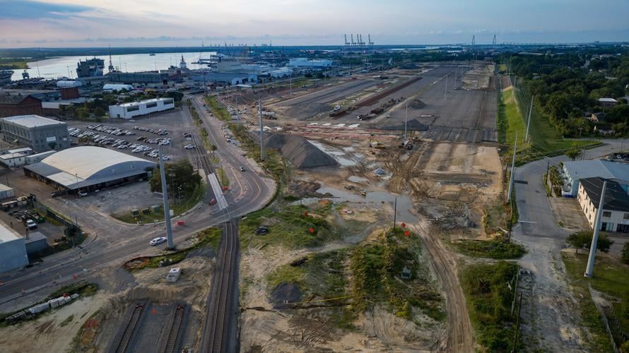 Image for SC Ports rail yard, a key piece of competitive puzzle, taking shape as 2025 opening nears